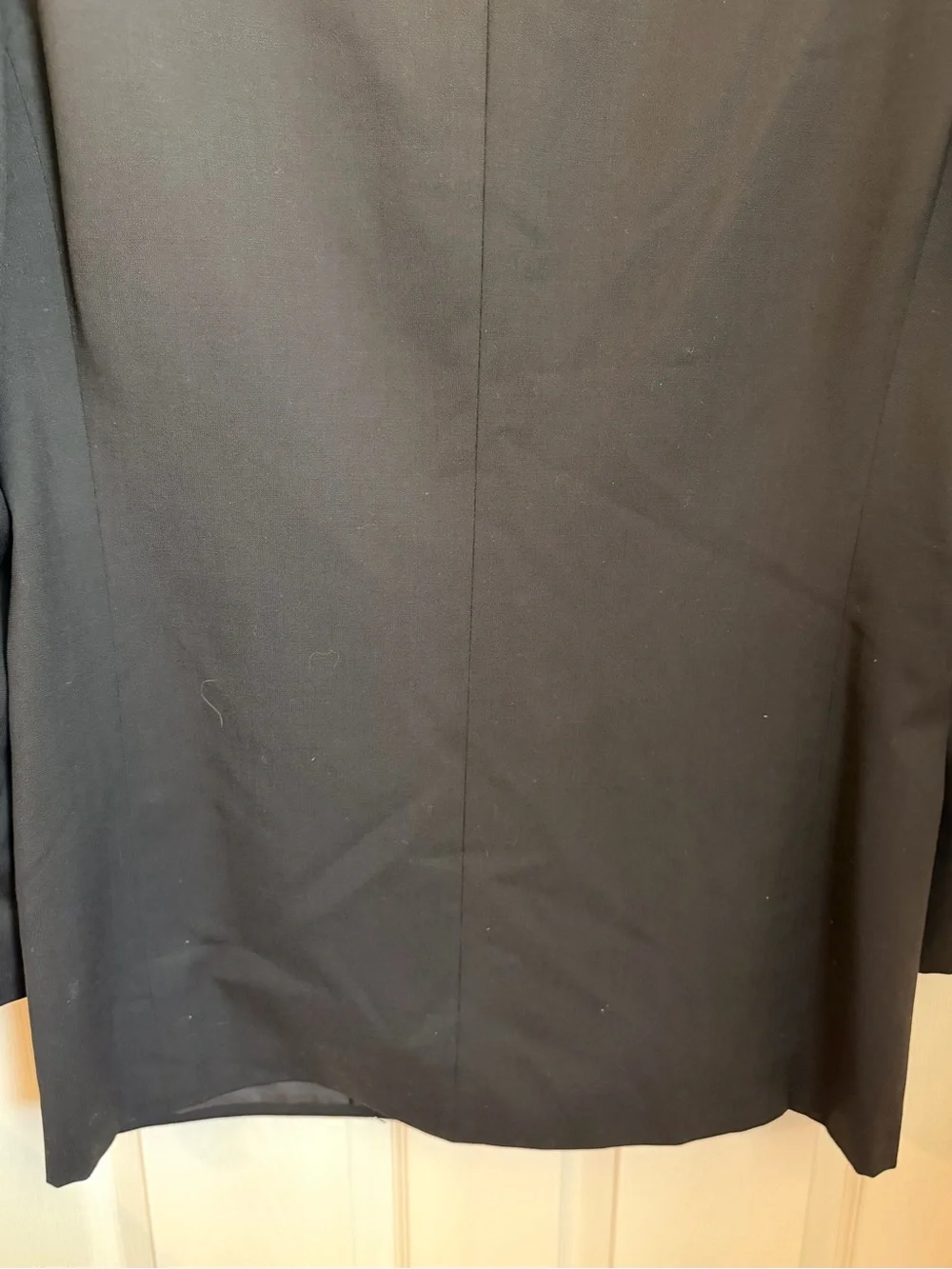 Versini Men's 40L Black 💯% Wool Suit Jacket Blazer Sport Coat
